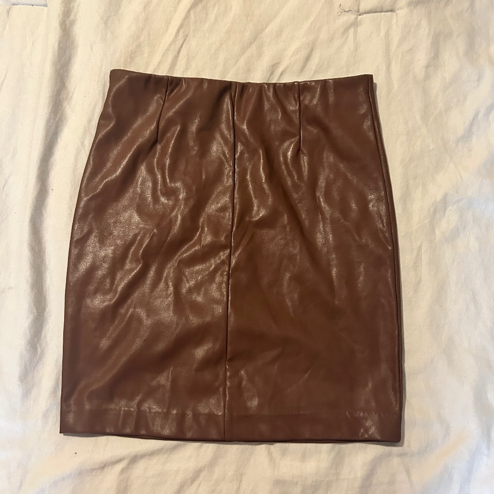 Dynamite leather skirt